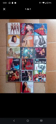 Coleção cds de Ivete Sangalo