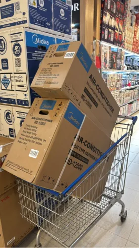 Ar condicionado mideia quente/frio  promoção 