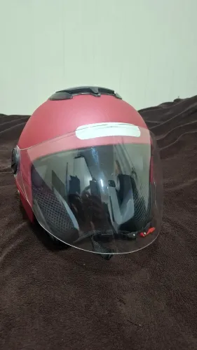 Capacete aberto pro tork New atomic, viseira solar fume. Excelente estado, sem quedas.