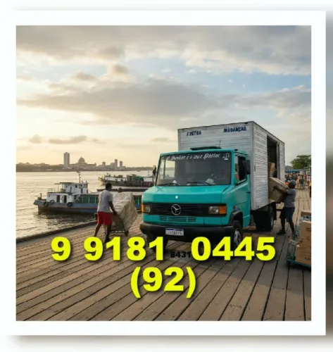 Frete bau em Tarumã, Alvorada, Cidade Nova, Adrianópolis e Japiim agora pela tarde