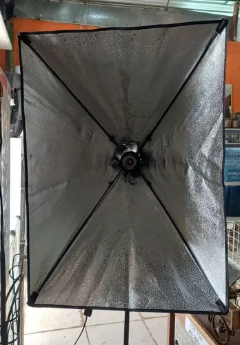 Kit Soft Box Estúdio Luz Continua De Lâmpada