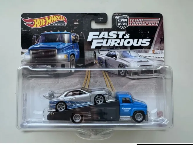 Hot Wheels Fast & Furious Team Transport Nissan Skyline GT-R (R34) 1:64 Diecast
