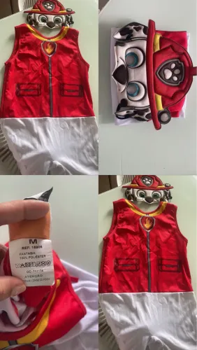 Fantasia para meninos tamanho M