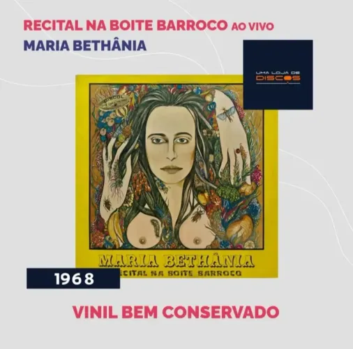 Vinil Maria Bethânia Ao Vivo