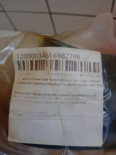 Câmera de ar mini moto nova 90/65-6.5