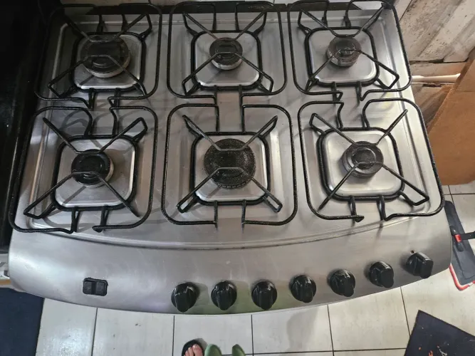 Fogão 6 bocas Brastemp 