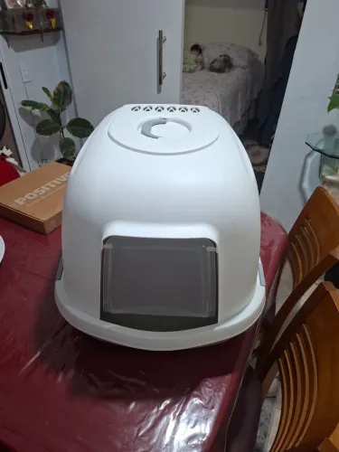 Banheiro Fechado Gigante para Gatos (Modelo Super Queen)