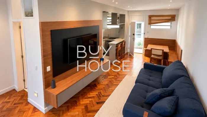 Leblon | 44 m² mobiliado, 1 quarto e vaga | Ideal para investir