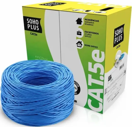 Cabo de rede Soho Plus Cat5e - 305 metros