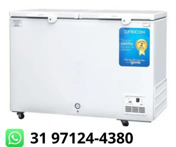 Freezer Horizontal Tampa Cega Fricon 411L