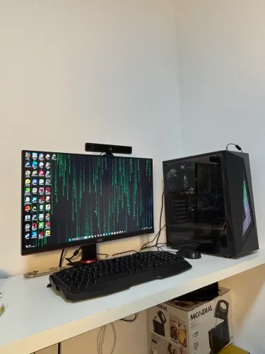 Pc Gamer Completo Ryzen 5 5600G + Monitor AOC - + NA DESCRIÇÃO