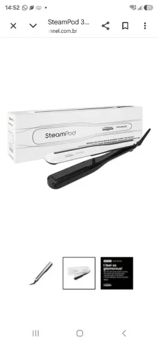 Chapinha cabelo L'Oréal SteamPod