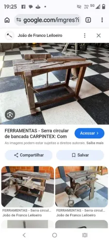 Serra de bancada carpintex