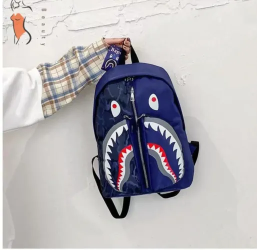 Mochila Bape Tubarão masc