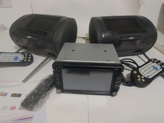 Central Multimidia Aguia Power + Encostos de cabeça com Tela H-Tech