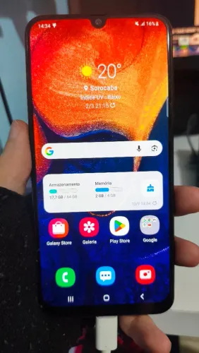 Samsung A50 64GB Funcionando Perfeito