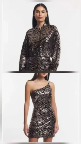 Conjunto em paetês