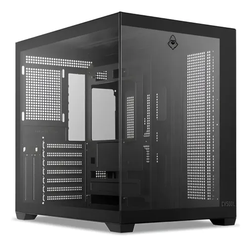 Gabinete Mancer CV500L + 3 fans Rise Mode inclusos