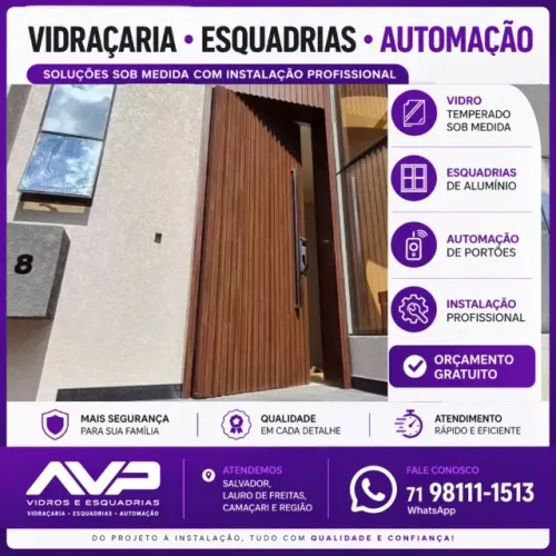 Portas em alumínio