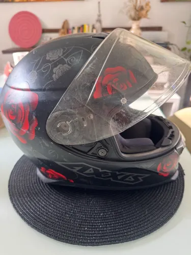 Capacete Axxis Eagle flowers 