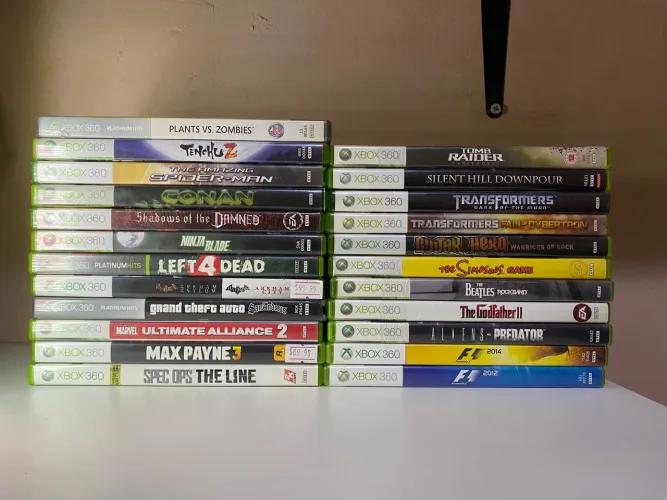Jogos xbox 360/raros consultar valores