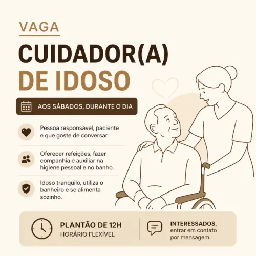 CUIDADOR DE IDOSOS (DIÁRIA)