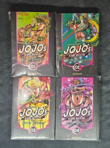 JoJo's Bizarre Adventure Parte 2 Battle Tendency Completa Vol. 1 ao 4