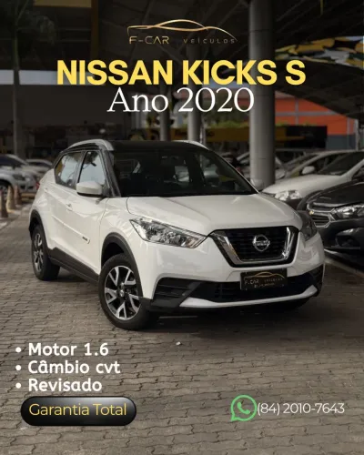 Nissan Kicks S 1.6 16V Flex 5P Aut. 2020