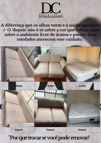 Higienização de estofados