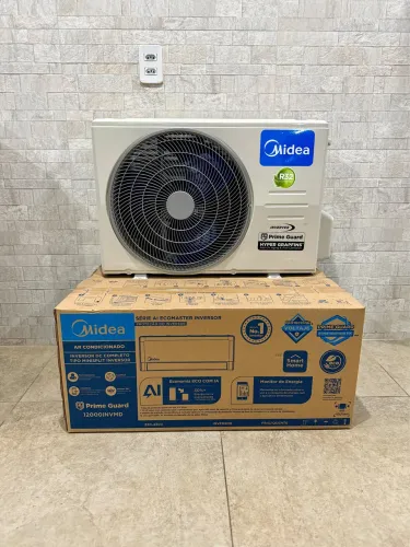 MIDEA INVERTER 12.000 BTUs INSTALADO POR R$ 2.580 EM ATÉ 12x NO CARTÃO