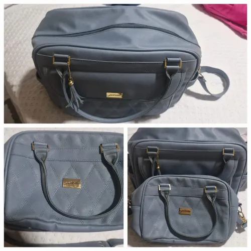 Kit 02 bolsas maternidade. Cor azul