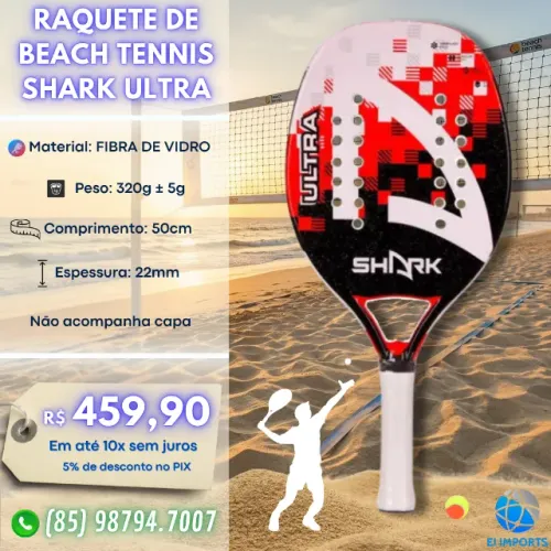 Raquete de Beach Tennis Shark Ultra