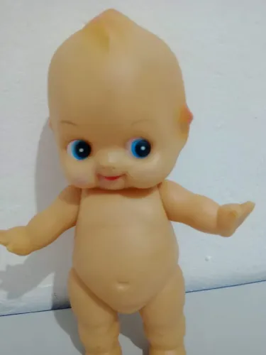 Boneco Antigo Kewpie Articulado De Vinil, Mede 23 Cm