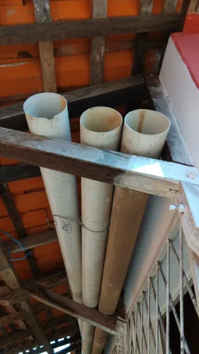 Material de construção 3tubos de esgoto de PVC ipe 6×100mm nunca usado valor de 300,00 a v