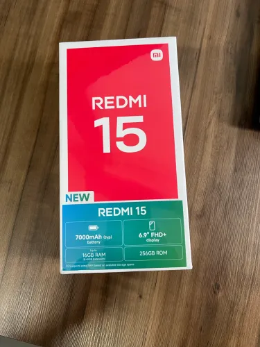 Redmi 15 256gb Lacrado, nunca usado.