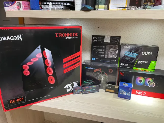 PC Gamer Completo (I5 + GTX 1650 + Monitor Asus 32" + Periféricos) - Máquina Pronta!