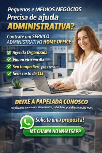 Serviço Administrativo pra pequenos e médios negócios 