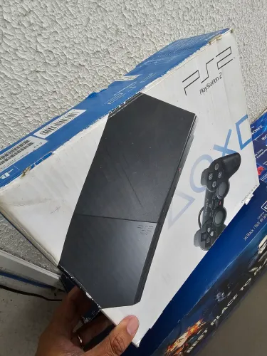 Caixa PlayStation 2 original e caixa xbox onde S original com berços