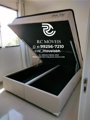 Cama Box Baú Queen 1,58x1,98 Blindada - Direto da Fábrica
