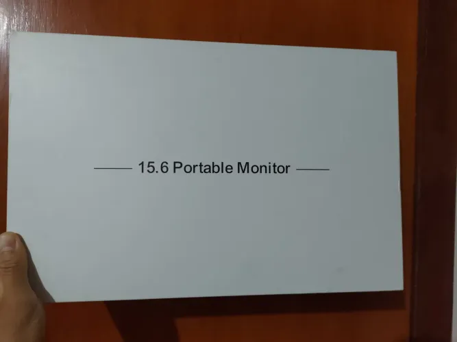 Monitor portatil com áudio 
