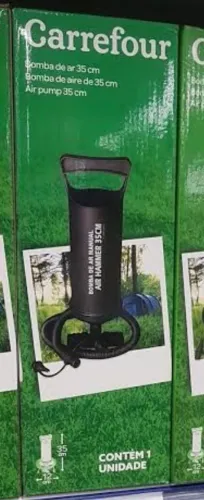 Bomba manual para encher colchão