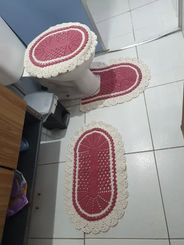 Jogo de Banheiro em crochê