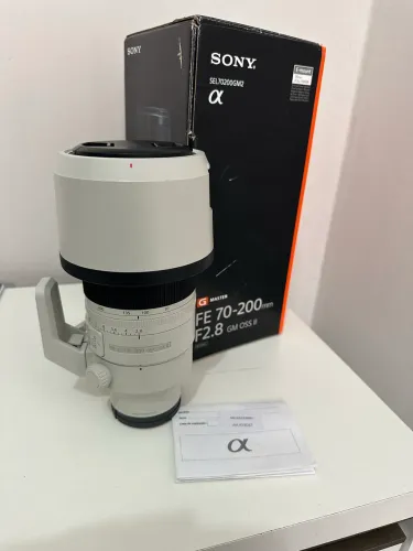 Lente Sony 70-200 GM 2 nova