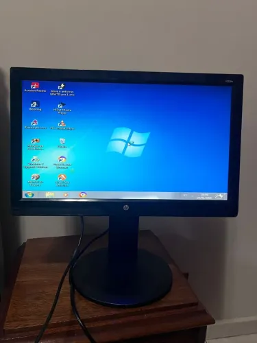 Monitor HP 20 Polegadas LED V203hz HD VGA DVI Funcionando Perfeito