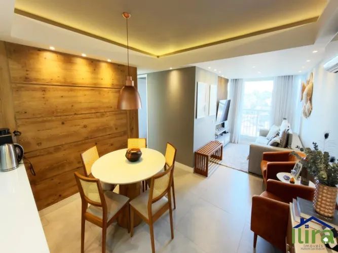 Apartamento Para Locacao de 72m² Com 3 Dormitorios e 2 Vagas de Garagem No Vila Allegra No