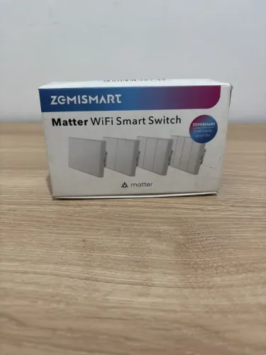 interruptor inteligente zemismart matter wifi 3 botões