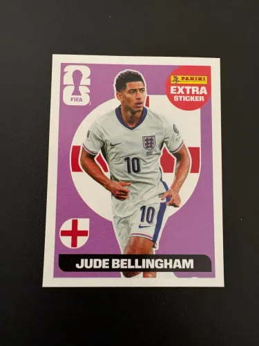 Figurinha legend do jude bellingham roxa 2026