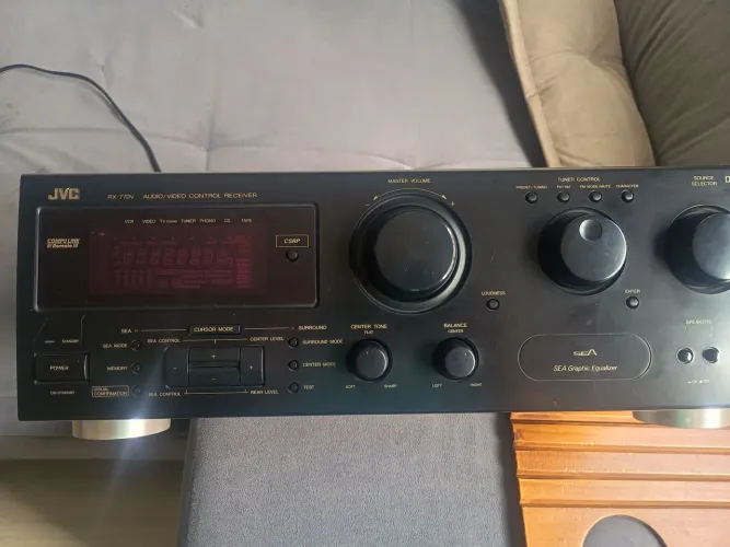 Receiver JVC RX 770X c/ Controle