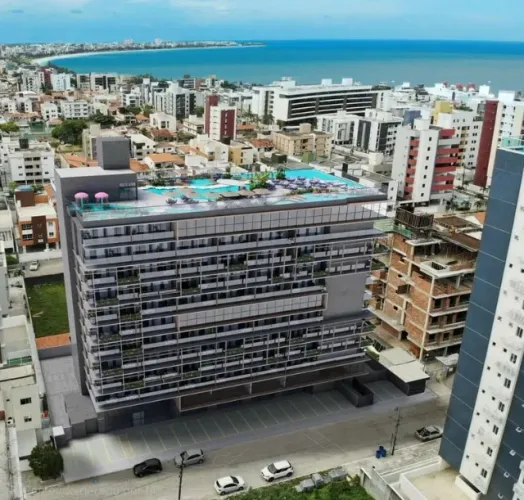 Flats Em Prédio Com Estrutura de Resort Próximo a Praia do Bessa