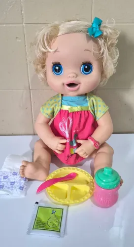 Boneca baby alive meu lindo bebê clara bella